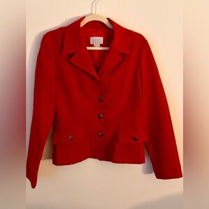 Red XOXO blazer